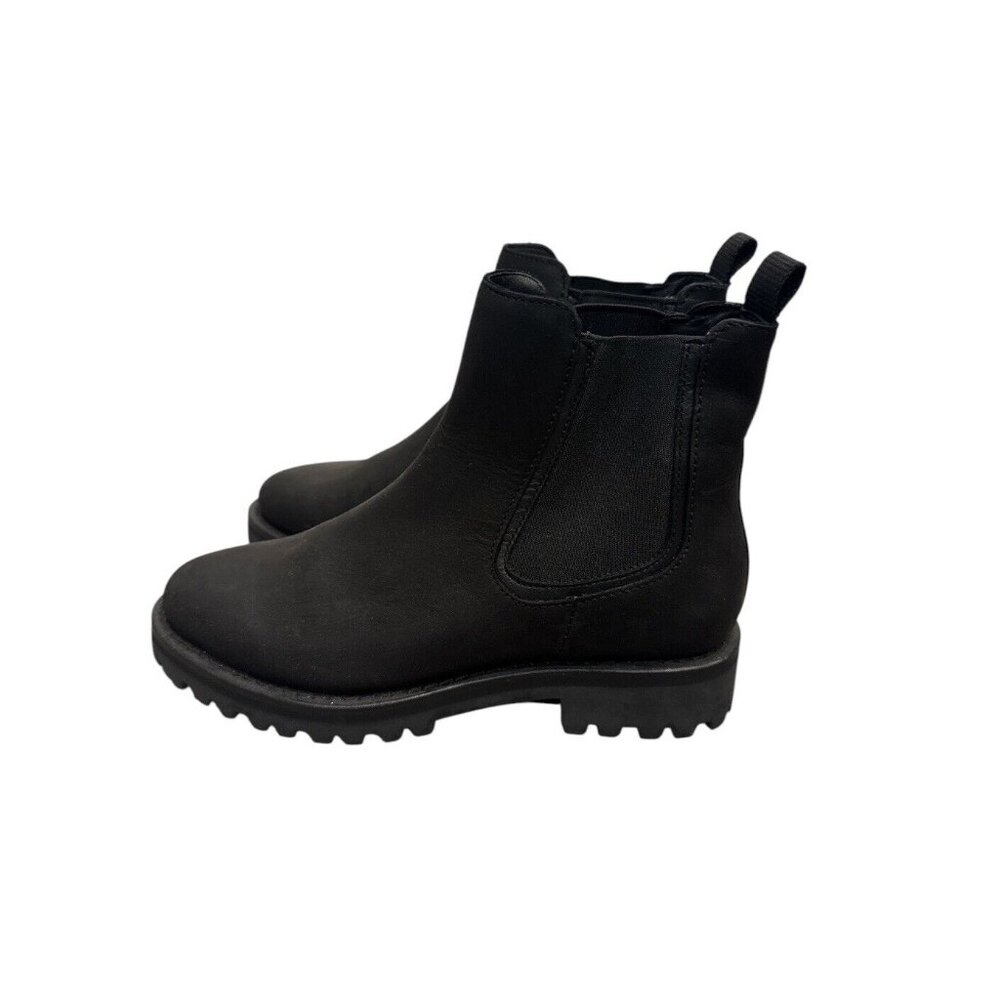 Thursday Boot Co Legend Chelsea Boot Matte Black Leather Womans Size 6.5